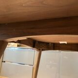 Ethnicraft table in OSSO walnut high