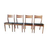 Lot de 4 chaises design scandinave