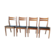 Set of 4 Scandinavian style chairs