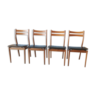 Set of 4 Scandinavian style chairs
