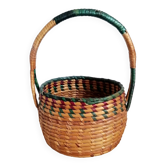 Panier enfant paille tressée