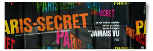 Affiche cinéma vintage Paris secret