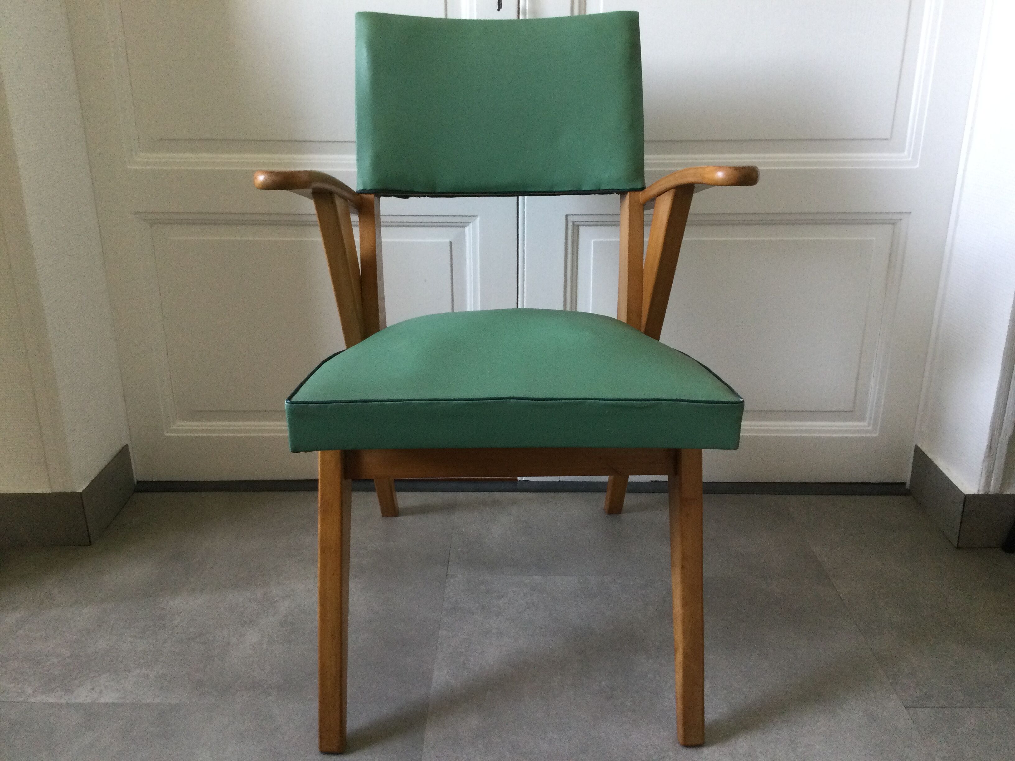 Vintage 50s bridge chair