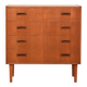 1960s Scandinavian teak chest of drawers