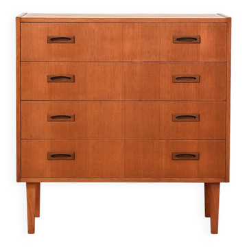 Commode en teck scandinave, années 1960
