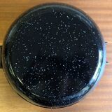 Enamel dish with handles
