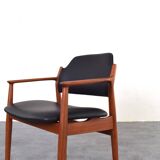 Mid-Century Danish Teak Chairs Model 62a by Arne Vodder for Sibast, 1960s.