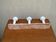 Coat hanger 3 white wooden pads