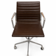 Chaise en cuir et alu EA 117 par Charles Eames
