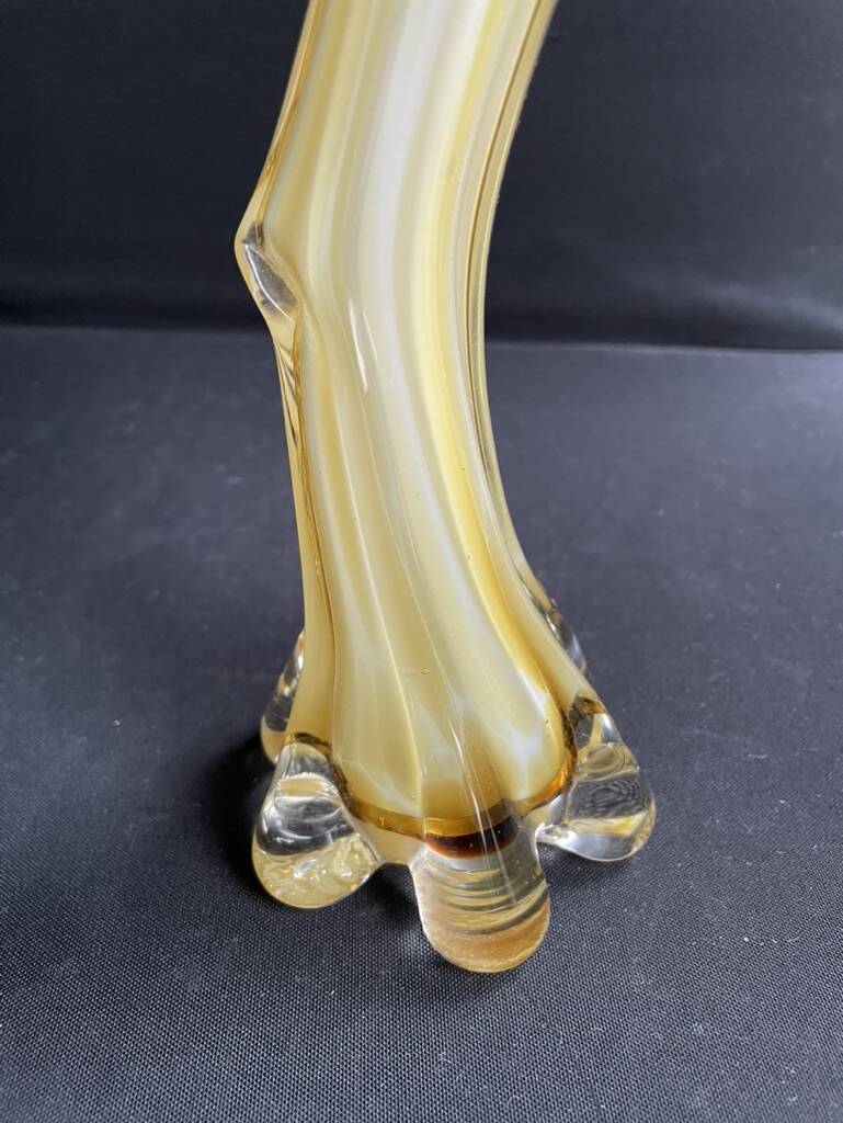 Italian art glassware - Large “Sommerso” soliflore vase from Murano