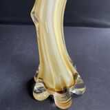 Italian art glassware - Large “Sommerso” soliflore vase from Murano