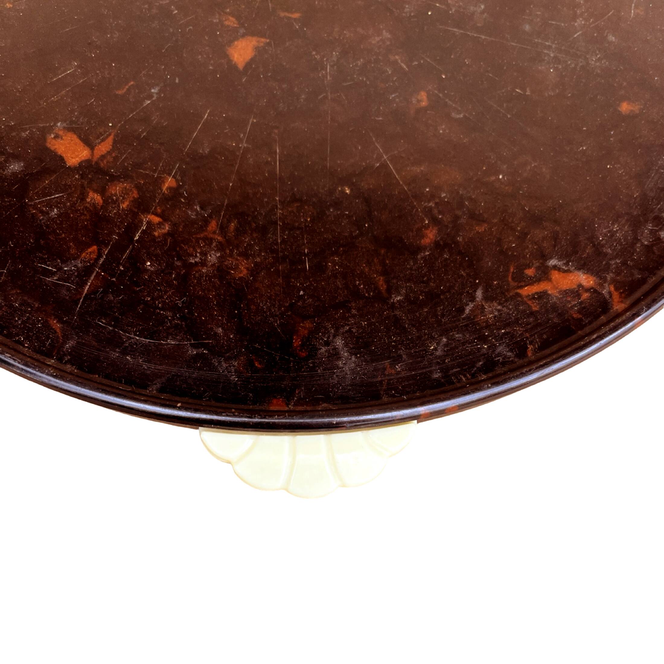 Bakelite rotating tray Kreutz in Art Deco style, Germany, 1930s.