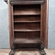 Renaissance cabinet in solid walnut entirely carved around 1850