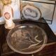 Etched glass top