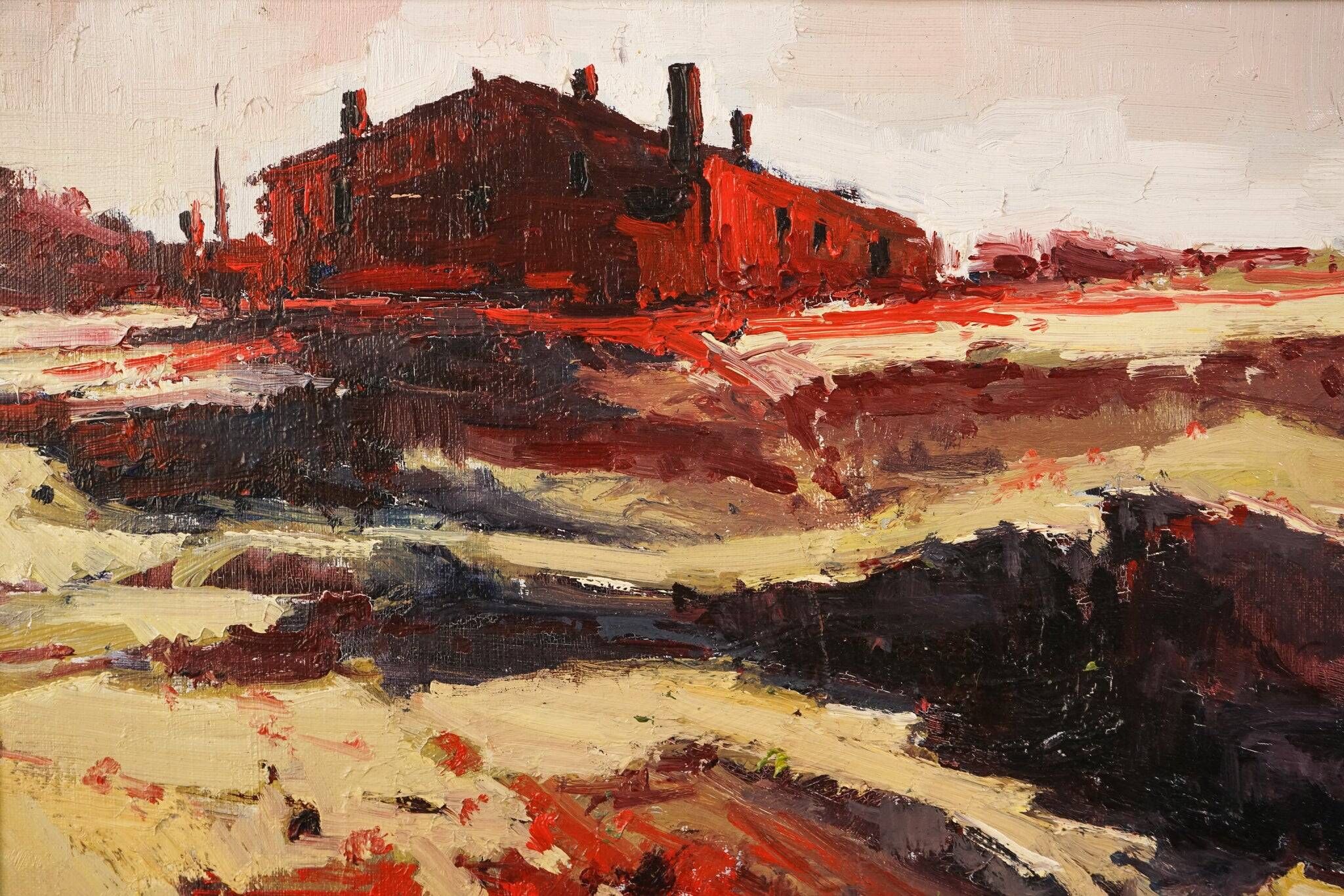 Ernest Julien Malla - Paysage d'influence fauve post-impressionniste