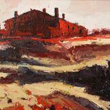Ernest Julien Malla - Paysage d'influence fauve post-impressionniste