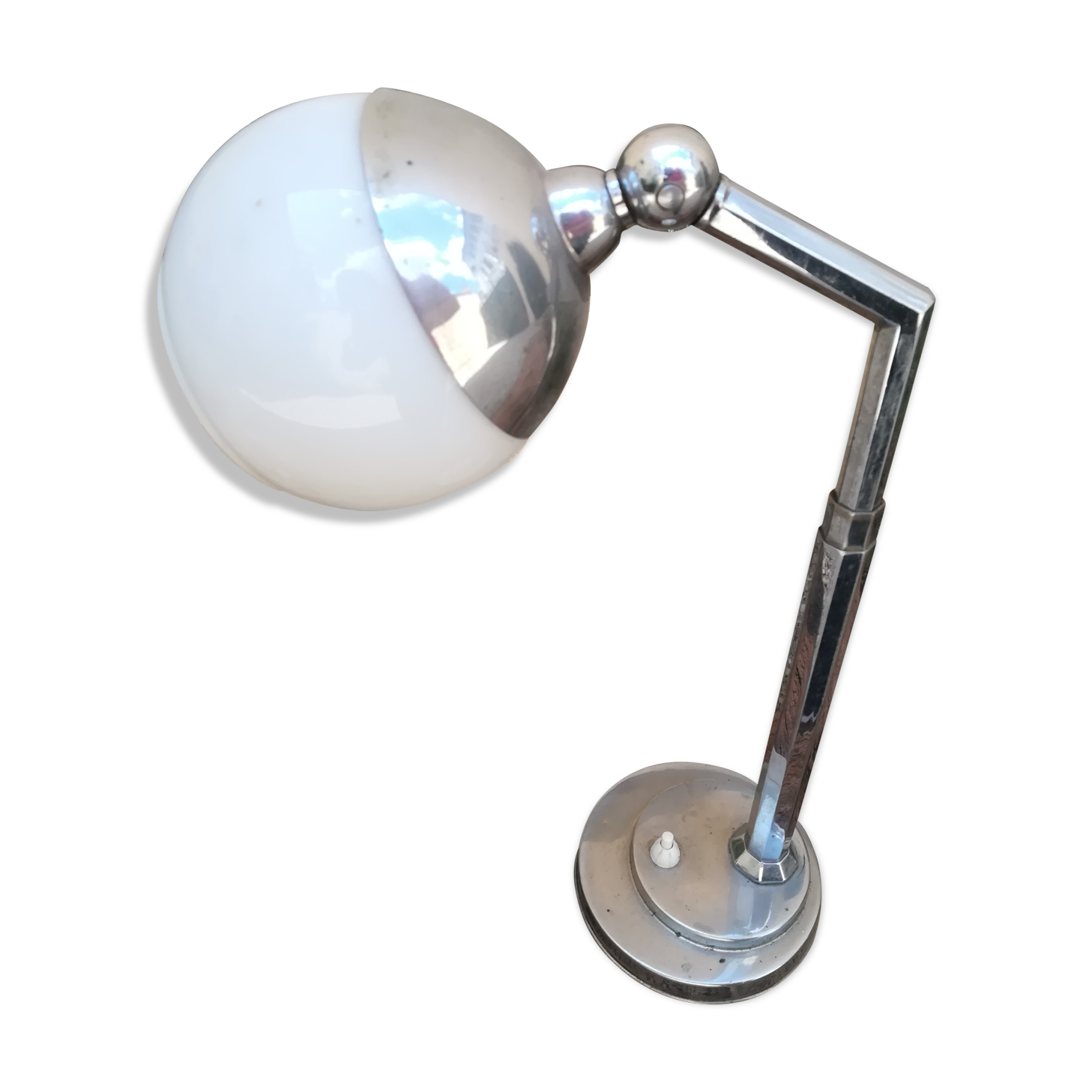 Telescopic lamp chrome