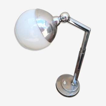 Lampe télescopique chromée