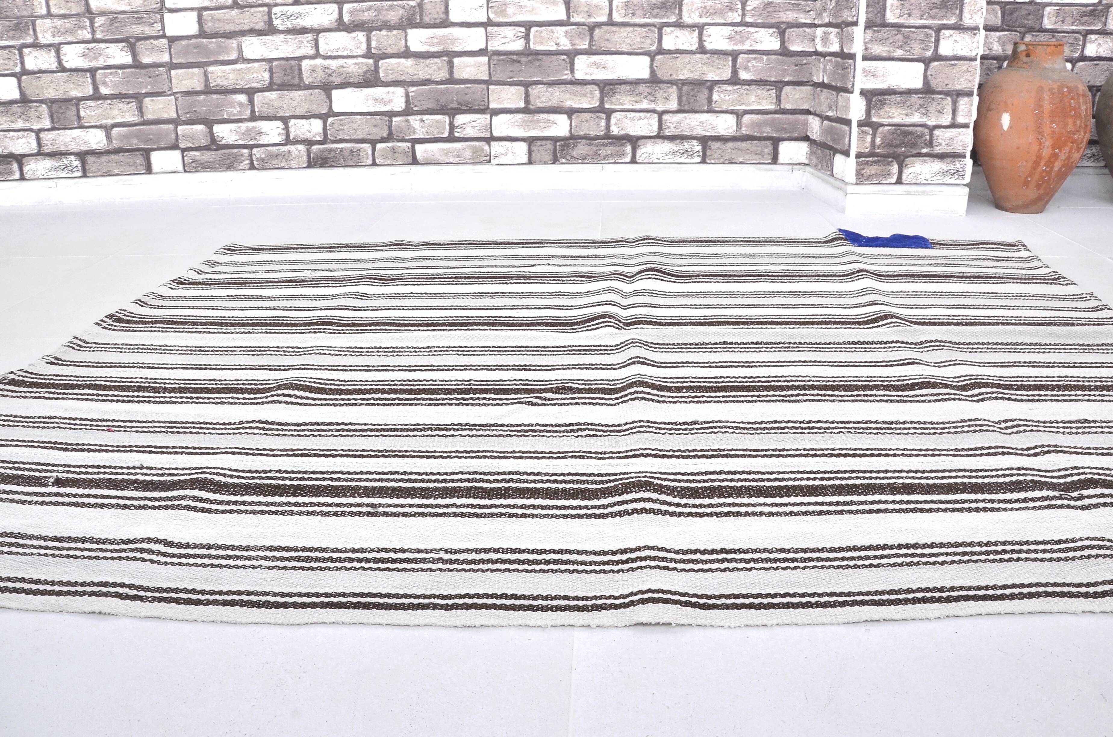 Vintage Handwoven Hemp Kilim Sku 3657