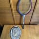Vintage DONNAY GLM 27 Wooden Tennis Racket + Sports Cover #E2