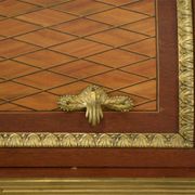 Louis XVI style cylinder desk in marquetry from the Napoleonic III period.