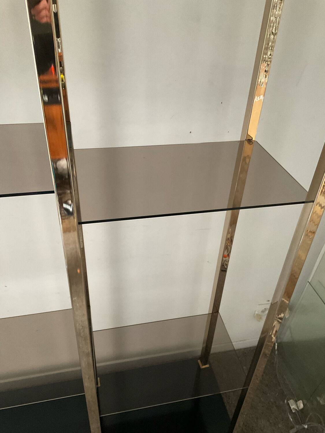 Belgo chrom shelf from the 70s and 80s