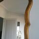 Louis XV style gilded mirror 38x58cm