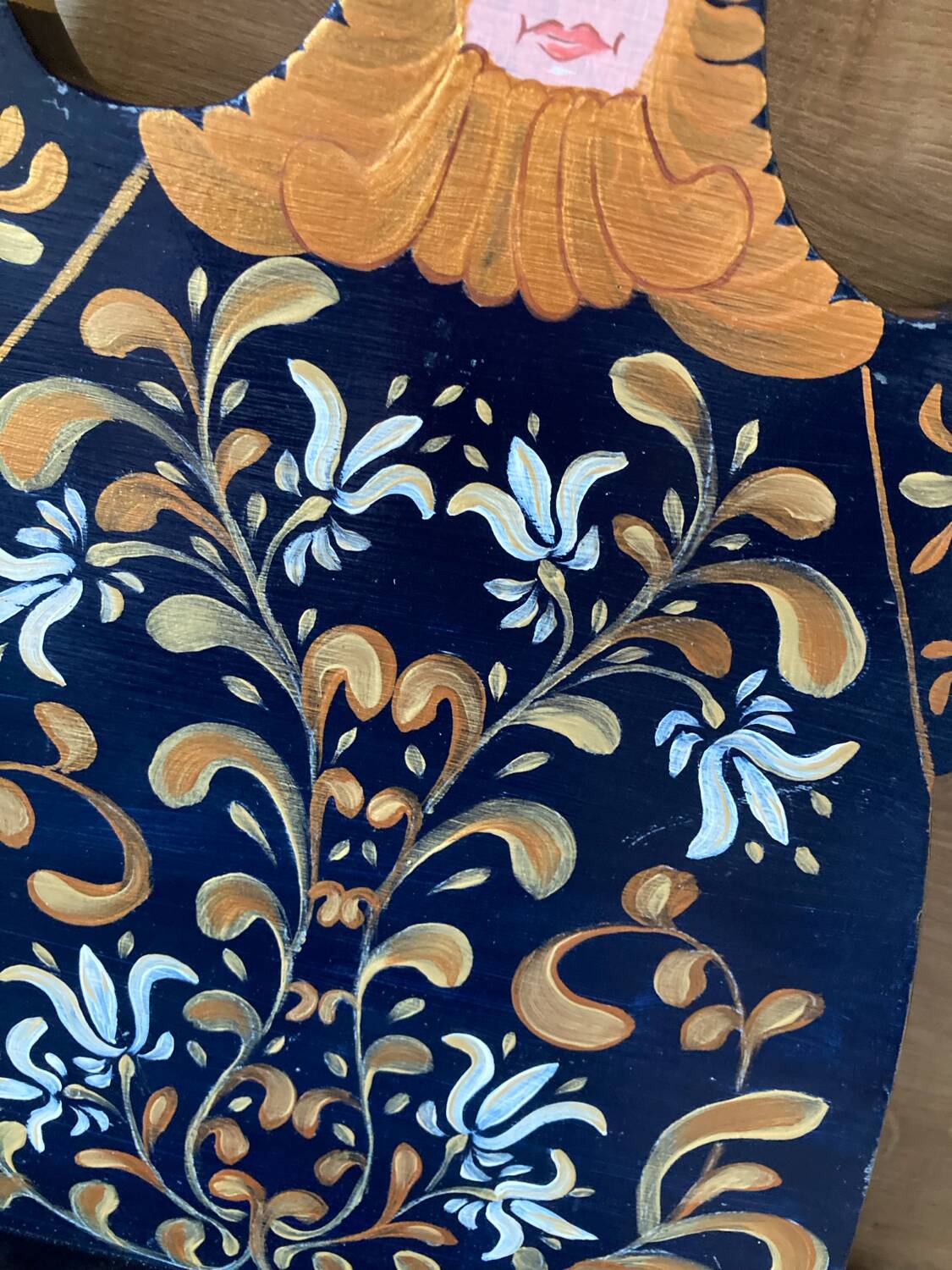 Traditional Russian painted candlesticks