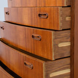 Mid-Century teak chest of drawers by Poul Jessen for PMJ Viby, 1960s