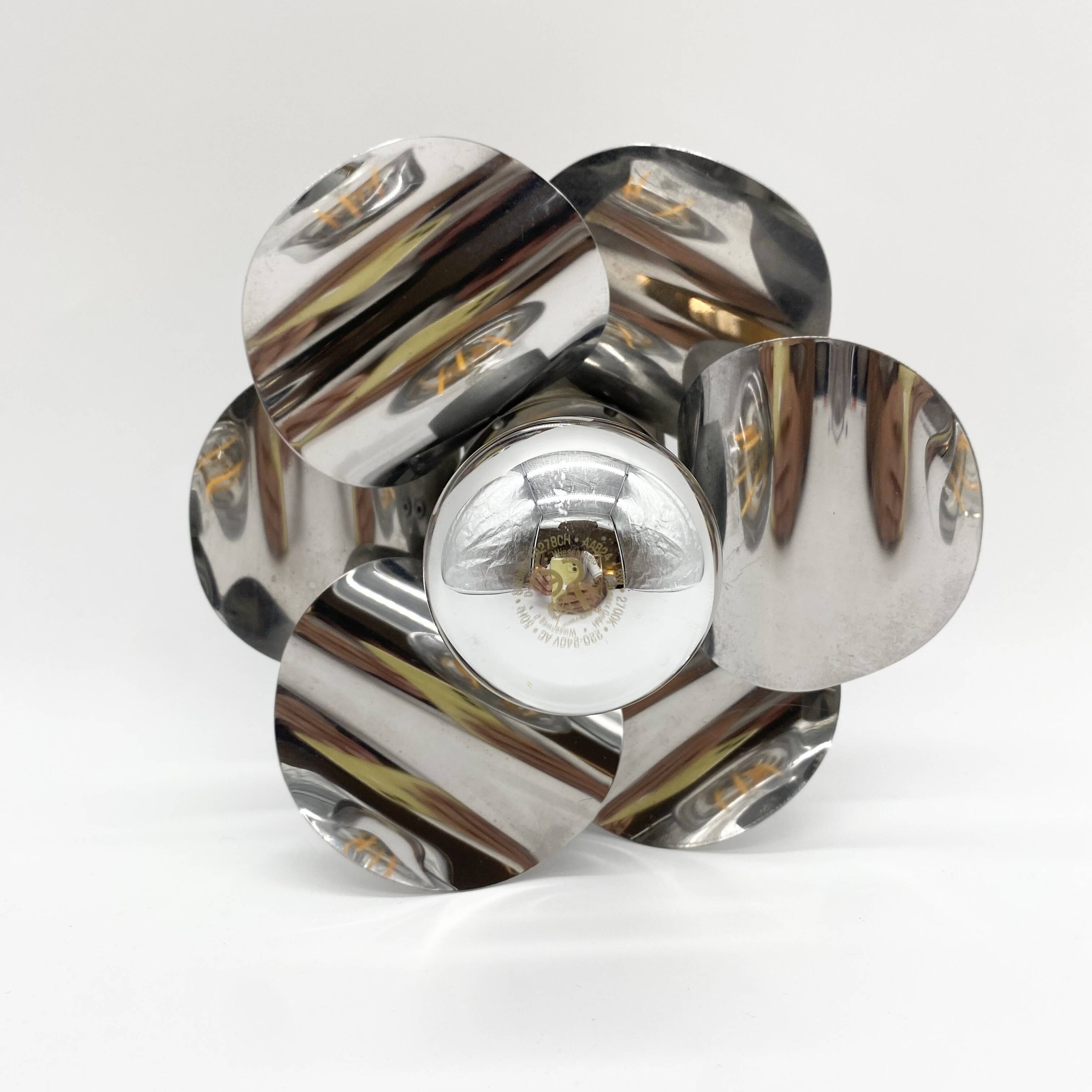 Applique « flower » – space age, 1970s