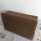 Box, wooden and leather case