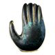 Bronze hand catchall Editions Gerfaux 60-70