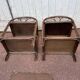 Paire de chevets rotin osier