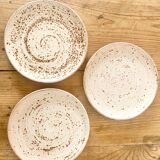 Assiettes en grès