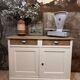 Rustic wooden and paper Parisian buffet