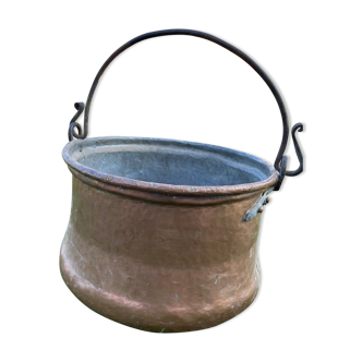 Chaudron en cuivre