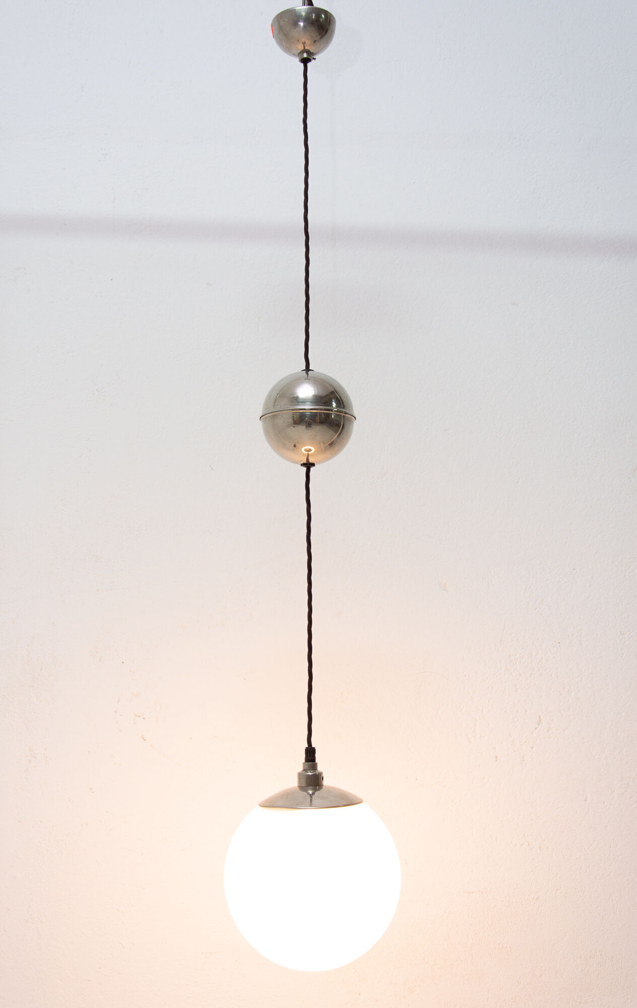 Bauhaus pendant lamp, 1940´s, Czechoslovakia