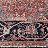 Tapis Persan Heriz Ancien Vers 1900/1910