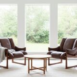 Mid-Century Armchairs in Rosewood by Torbjørn Afdal for Nesjestranda Møbelfabrikk, 1960s, Set of 2