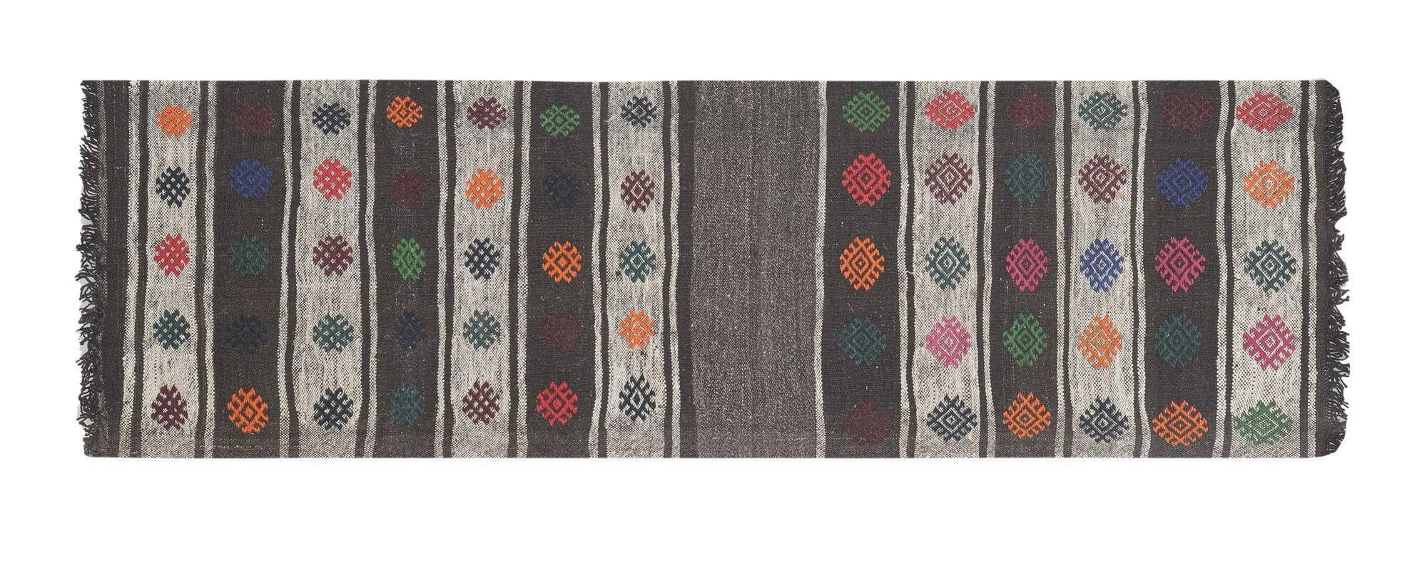 Vintage Turkish hallway rug 64x198 cm