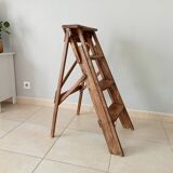 Wooden workshop stepladder 50s