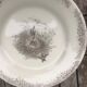 Bird plate duo Ch. Lecerf early XX