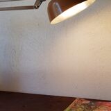 Industrial lamp with vice