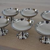 6 impeccables coupelles inox Guy Degrenne