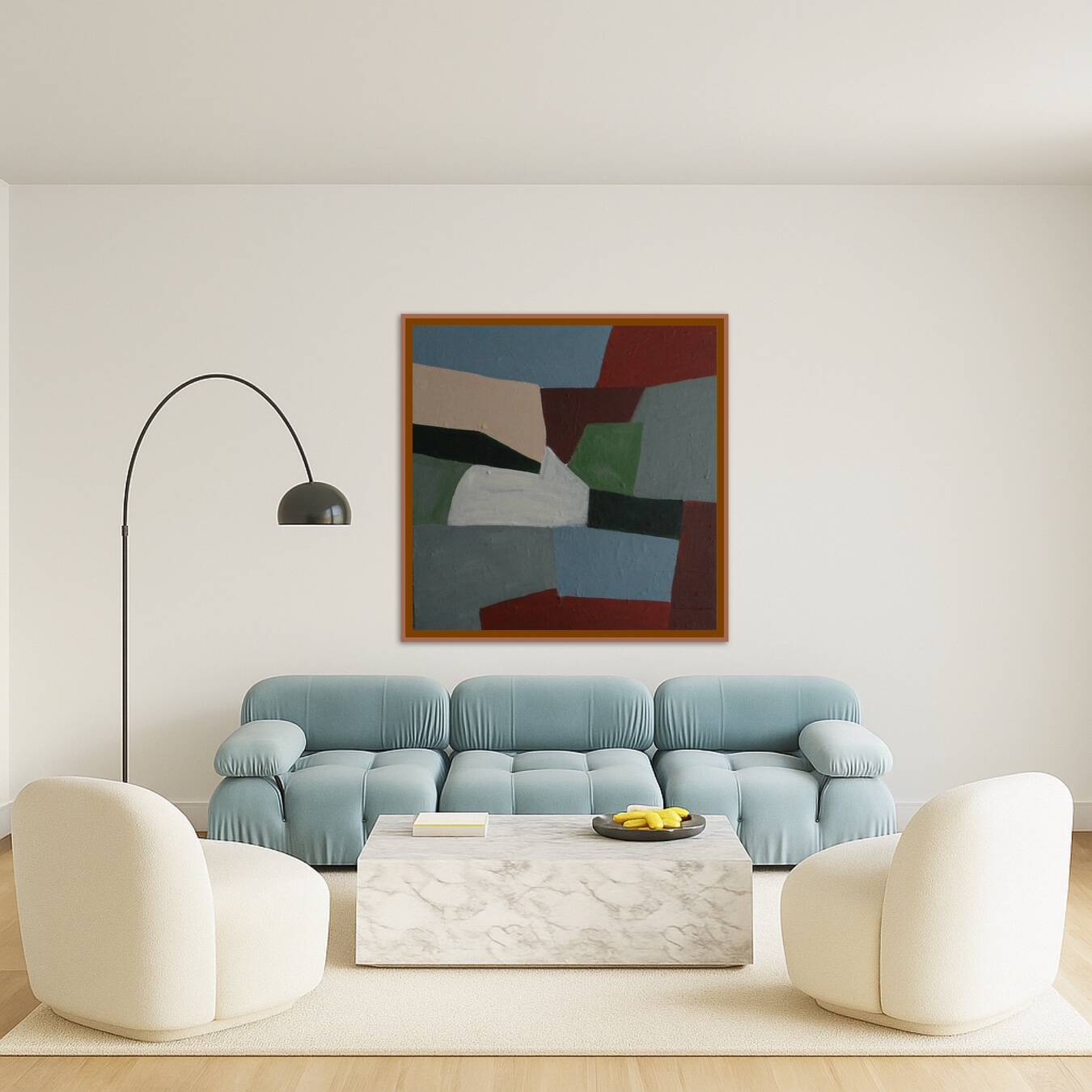 Canvas painting "Traces of Silence" by Bodasca