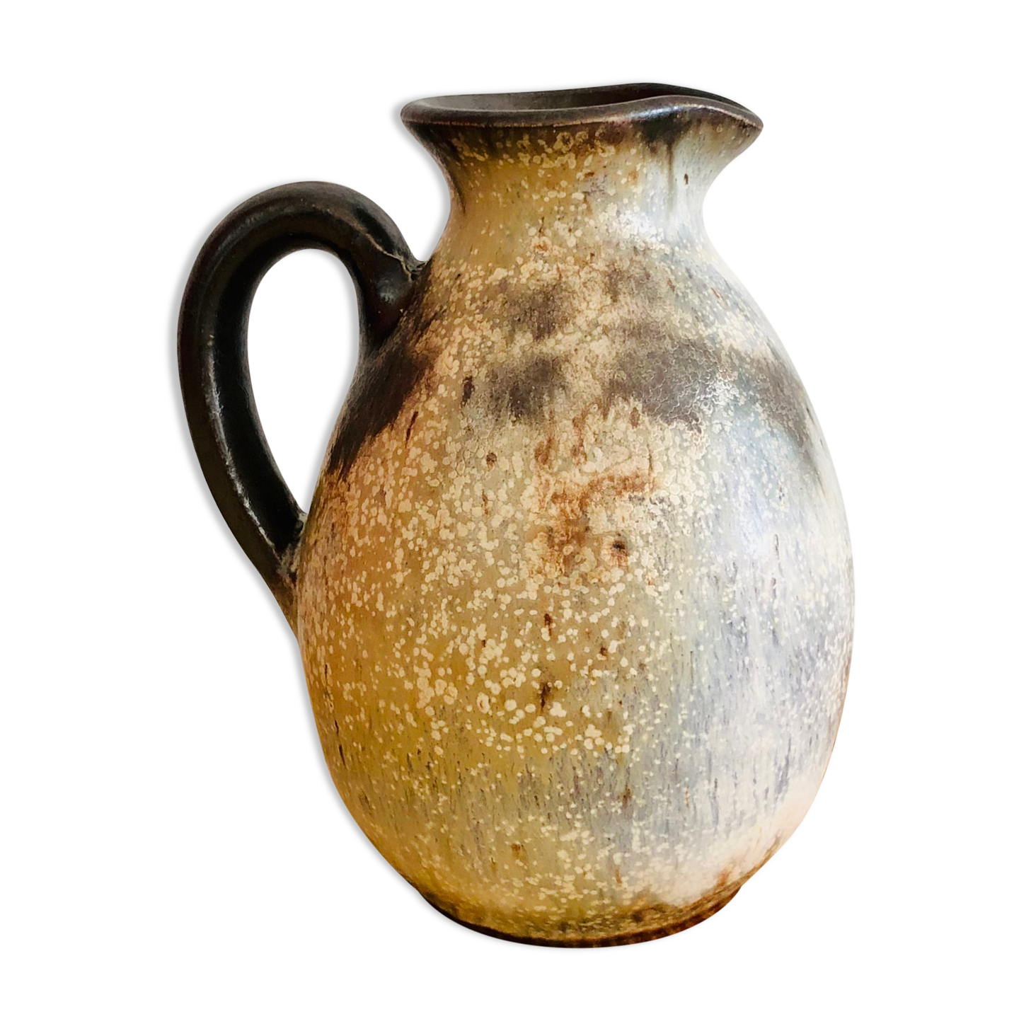 Ceramic soliflore vase by Willy Biron, Belgium 1950
