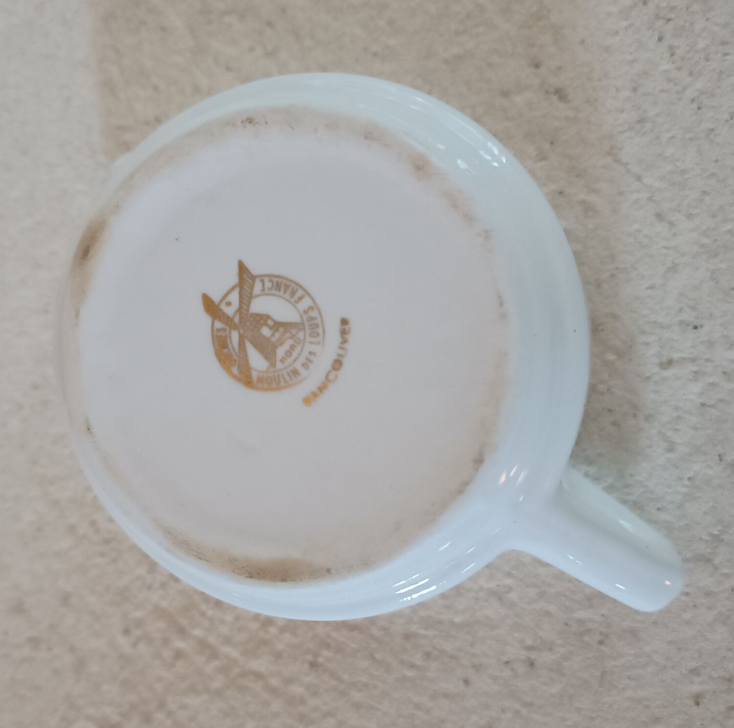 Saucière vintage iron earth Moulin des Loups