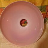 Large pink opaline lampshade