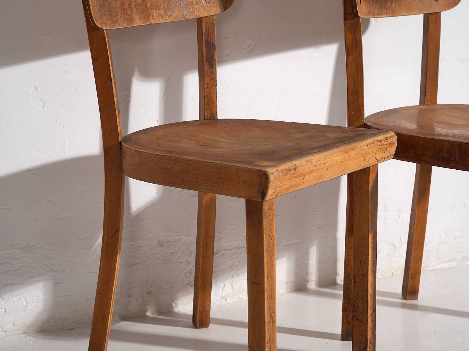 Vintage Thonet Chair Set (c.1950). Set of 4 pieces #6