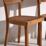 Vintage Thonet Chair Set (c.1950). Set of 4 pieces #6